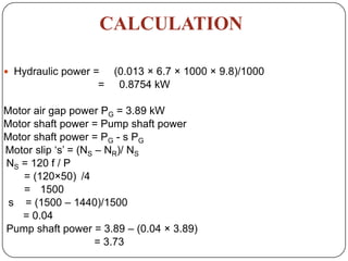 5.energy audit of pumps | PPTX