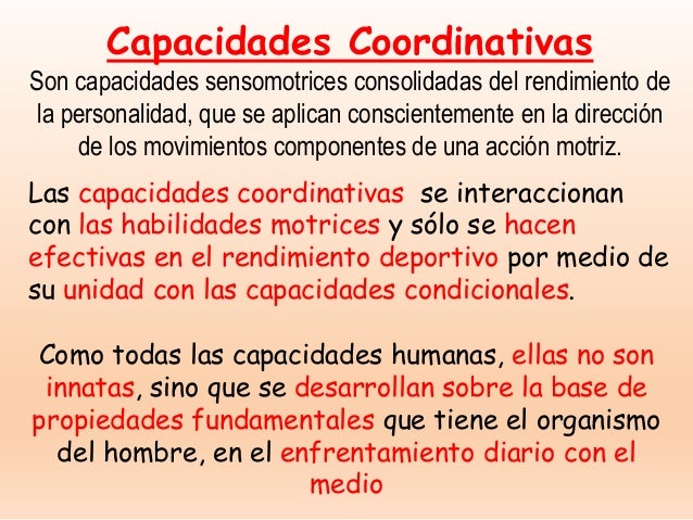 5. las capacidades coordinativas