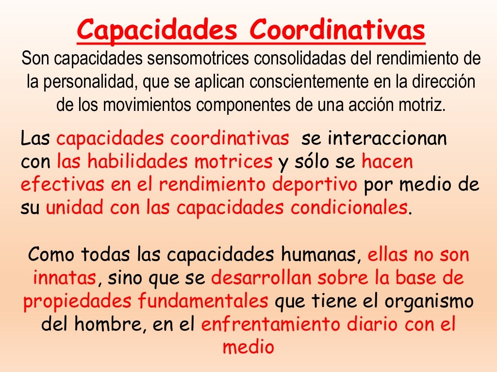 Ao Ler A Definição De Capacidade Coordenativas