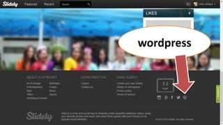 wordpress
 