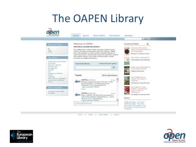 Oapen What Is The Oapen Library For Books? – JFHTV