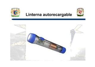 Linterna autorecargable
 