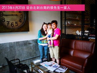2013年6月20日 從台北到台南的張先生一家人
 