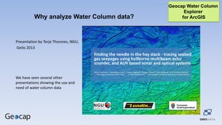 Geocap Water Column and Seafloor for ArcGIS - Oil and Gas seminar ...