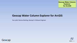 Geocap Water Column and Seafloor for ArcGIS - Oil and Gas seminar ...