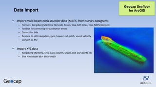 Geocap Water Column and Seafloor for ArcGIS - Oil and Gas seminar ...
