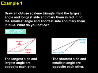 5.5 use inequalities in a triangle | PPTX