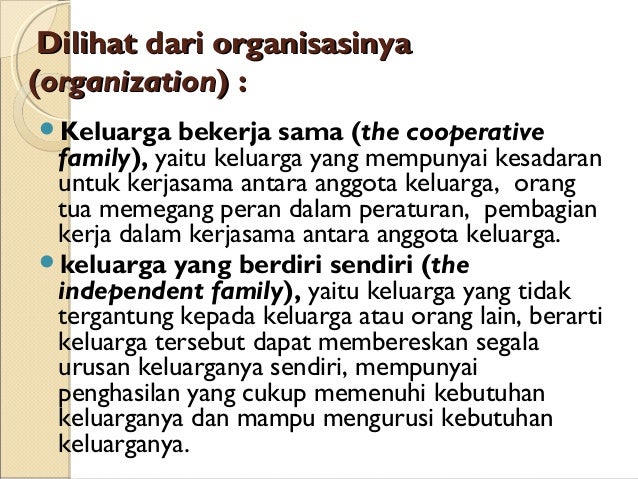 5 Bentuk Keluarga