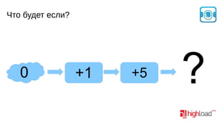 Что будет если?

0

+1

+5

?

 
