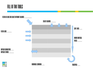 Fill in the tools
Filter on lines ánd select different columns: …....................
Select columns: …............
Sort lines: ….....

Filter lines: …............

Merge identical
fields: …...........
Replace characters: ….....
Replace strings: …............

Numerical summary: ….....

Transpose: ….....

 