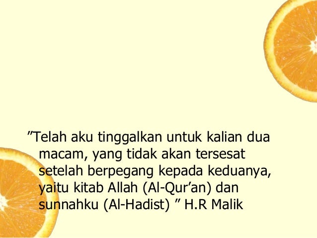 5.sejarah perkembangan hadist masa pra kodifikasi