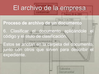 Botánica difícil literalmente 5. proceso de archivo de un documento