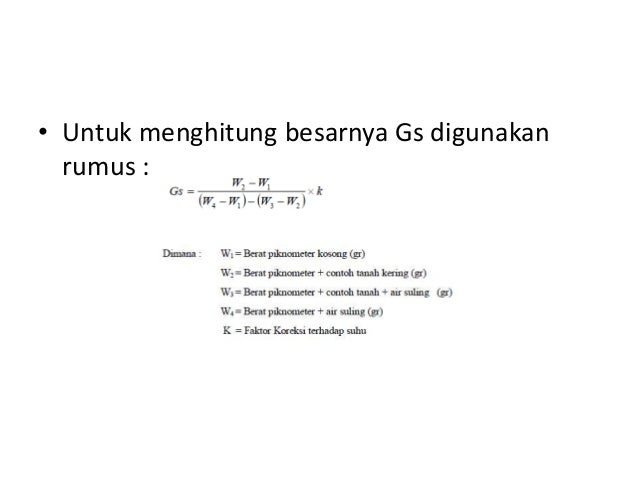 Laboratorium Uji Tanah Berat Jenis Tanah