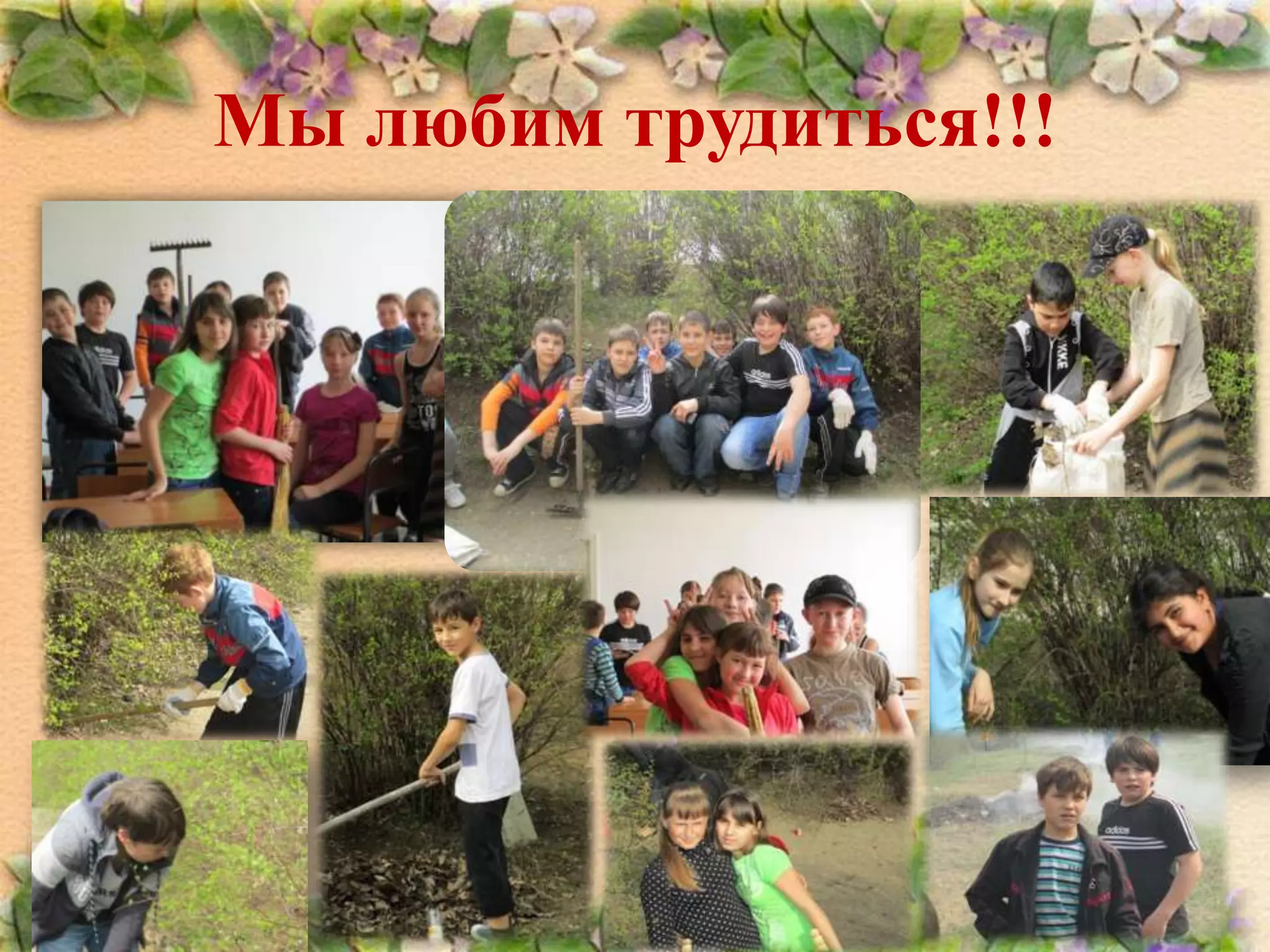 Мы любим трудиться!!!

 