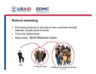 Mission Statements
• A commercial mission statement consists of 3
essential components:
– Key market: who is your target client/customer? (generalize
if needed)
– Contribution: what product or service do you provide to that
client?
– Distinction: what makes your product or service unique, so
that the client would choose you?
 