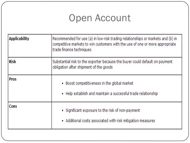Global trading account