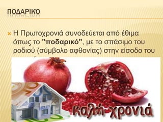 ΠΟΔΑΡΙΚΌ


H Πρωηοτροληά ζσλοδεύεηαη από έζηκα
όπως ηο "ποδαρικό", κε ηο ζπάζηκο ηοσ
ροδηού (ζύκβοιο αθζολίας) ζηελ είζοδο ηοσ
ζπηηηού

 