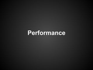Performance

 