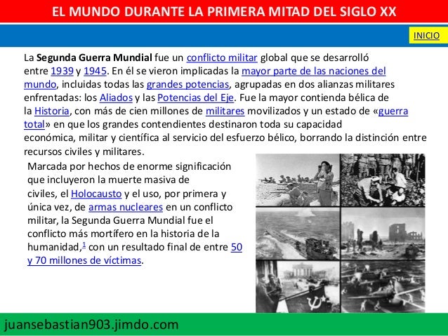 5.el mundo durante la primera mitad del siglo xx
