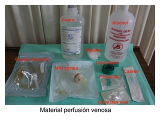 Material perfusión venosa