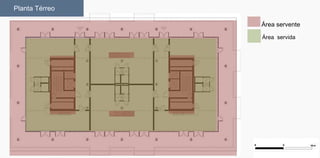 Área servente
Área servida
Planta Térreo
 