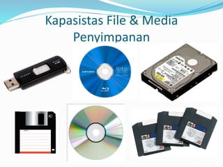 Kapasistas File & Media
Penyimpanan
 