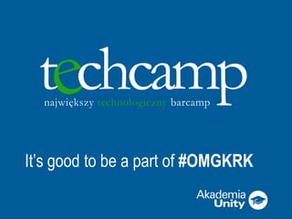 It’s good to be a part of #OMGKRK
 