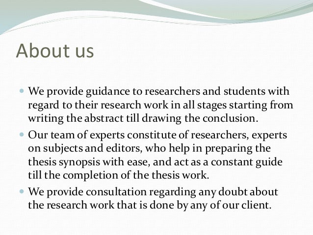 Dissertation consultation services forum