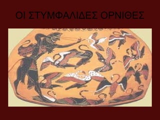 ΟΙ ΣΤΥΜΦΑΛΙΔΕΣ ΟΡΝΙΘΕΣ
 