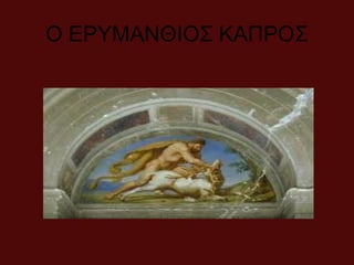 Ο ΕΡΥΜΑΝΘΙΟΣ ΚΑΠΡΟΣ
 