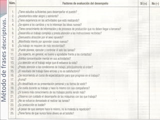 Métododefrasesdescriptivas.
 