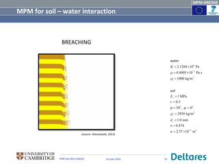DSD-NL 2014 - Geo Klantendag - 5. NGGS - MPM - Large deformations and ...