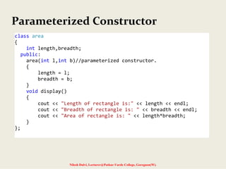 Constructors and destructors | PDF