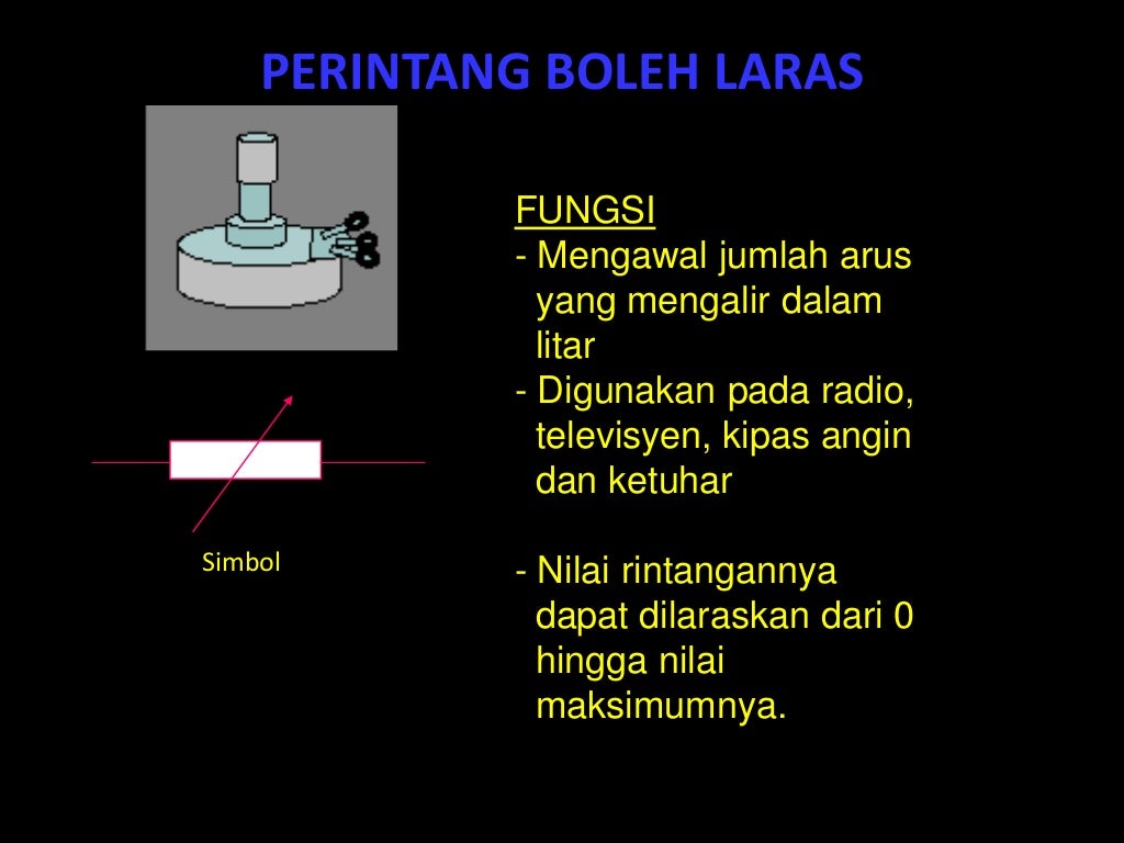 fungsikomponen dalam litar