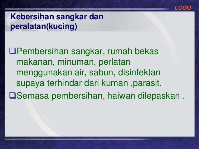 Pengurusan dan penjagaan harian haiwan kesayangan