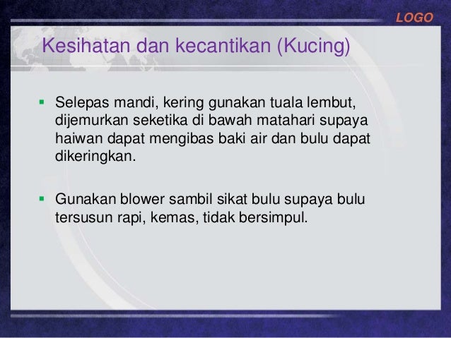 Pengurusan dan penjagaan harian haiwan kesayangan