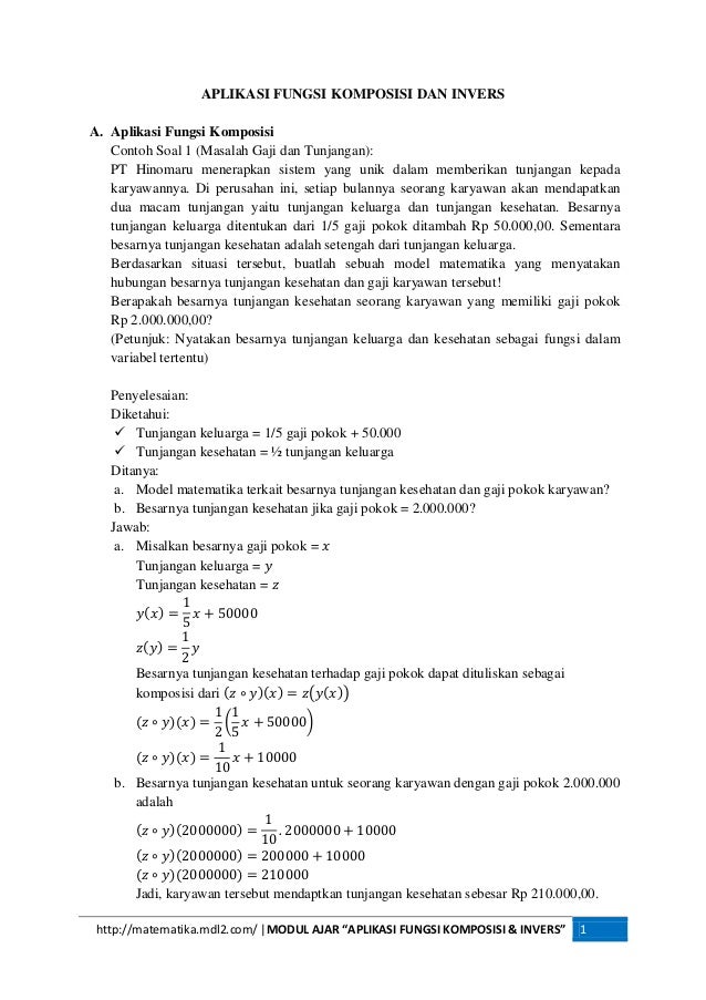 25+ Contoh soal matematika materi fungsi dalam kehidupan sehari hari ideas in 2021 