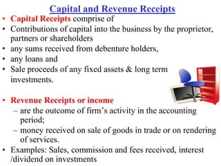 5.capital and revenue