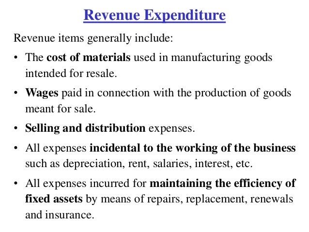 CAPITAL AND REVENUE ITEMS PDF CAPITAL AND REVENUE ITEMS PDF