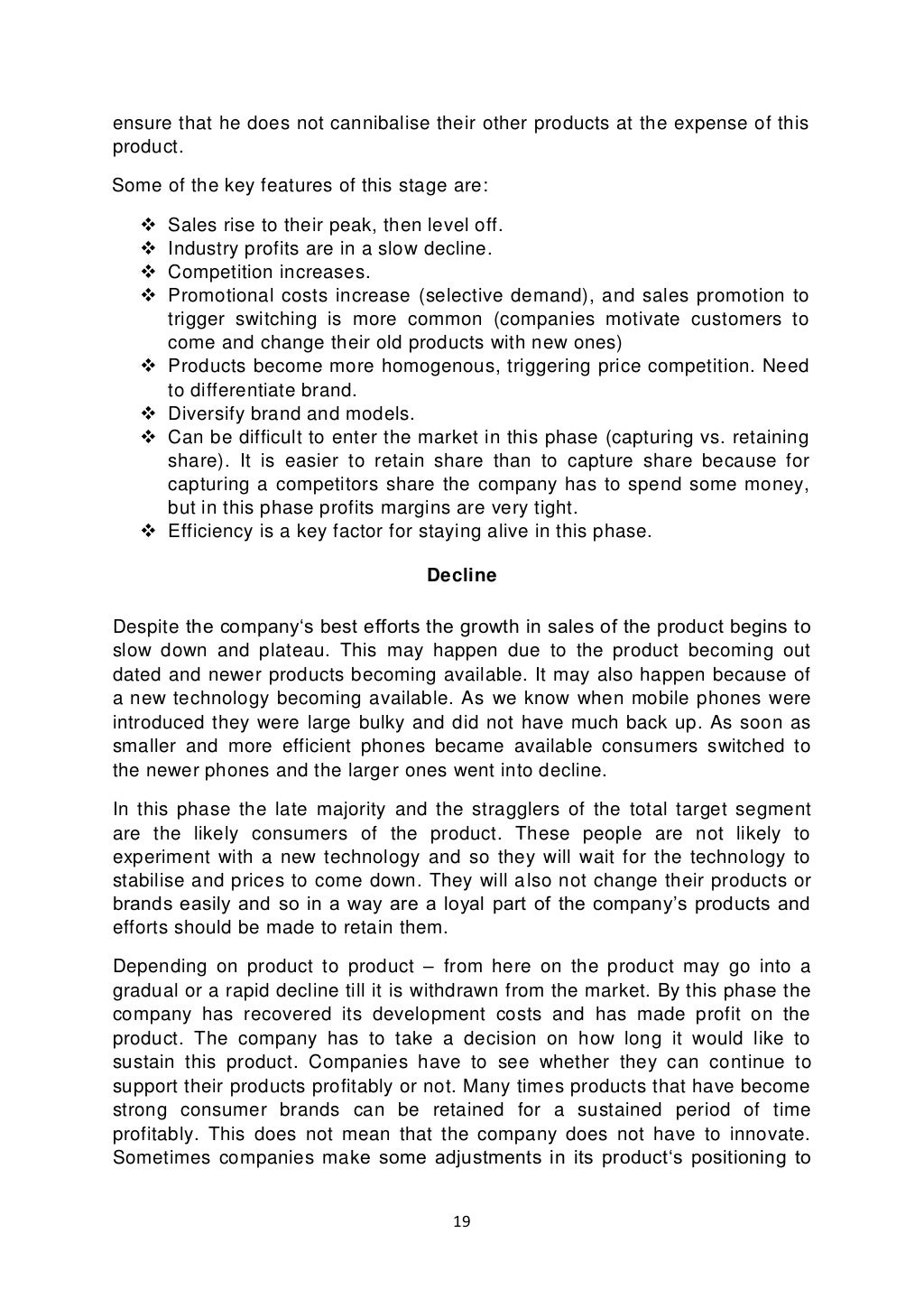 Product Policy & Brand Management