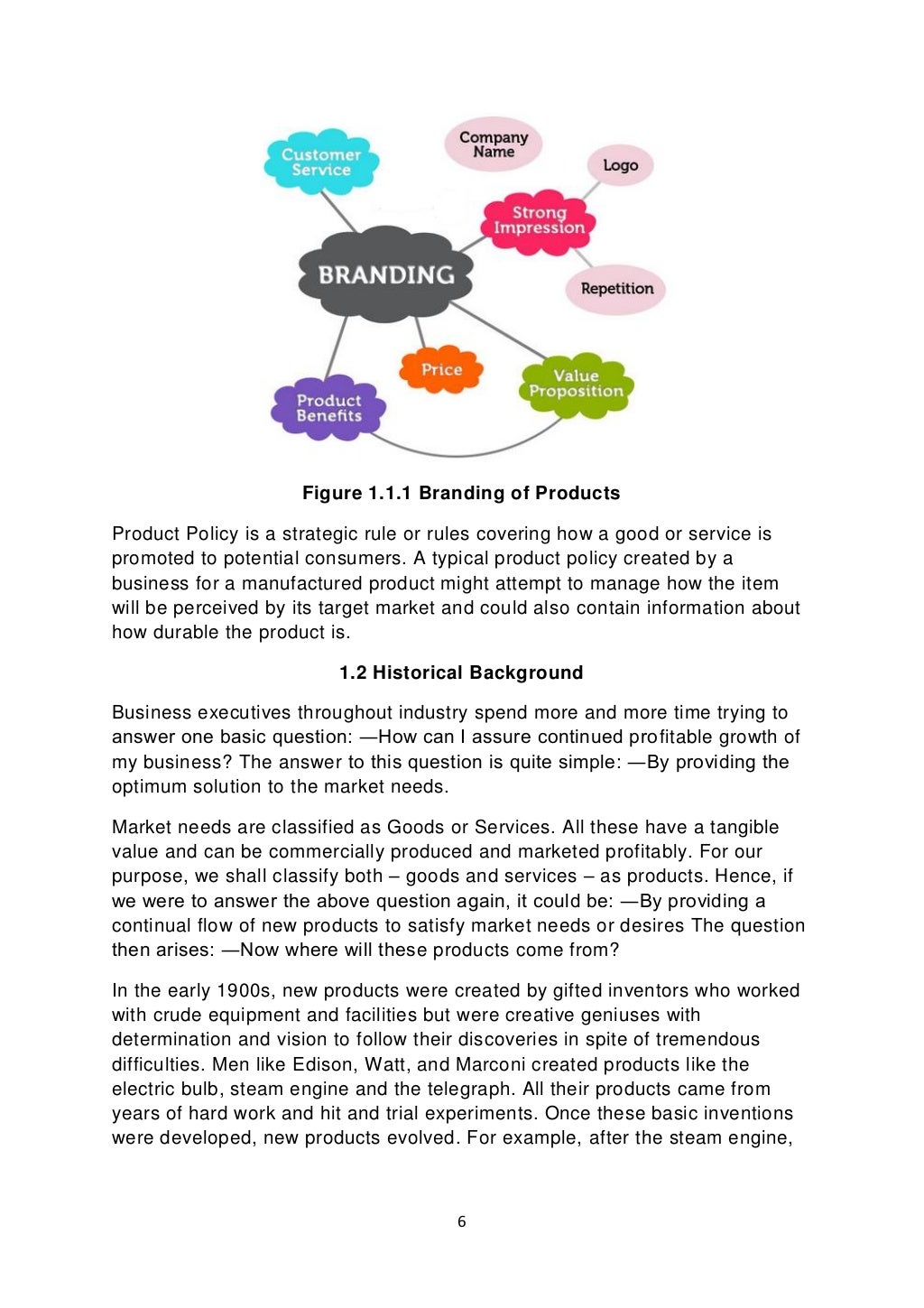 Product Policy & Brand Management