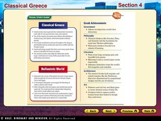 Classical Greece Section 4 
 
