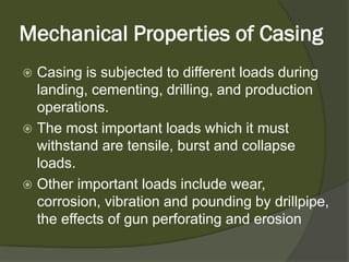 Drilling Engineering - Casing Design
