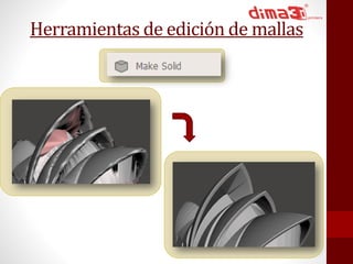 Herramientas de edición de mallas 
 