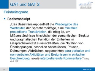 Linguistische Gesprächsanalyse in der Fachsprachenforschung