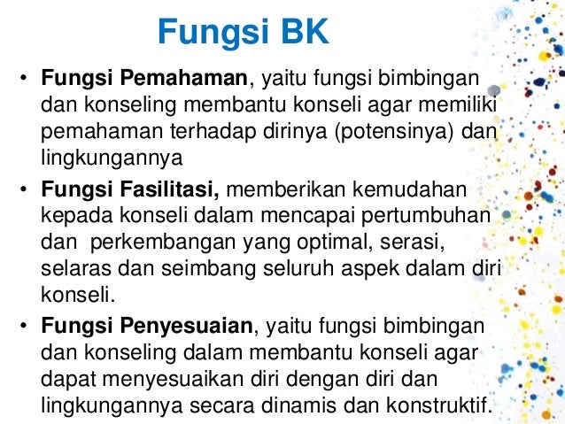 5 Prinsip Dan Fungsi Bk