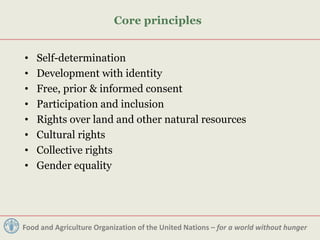 FAO and Indigenous Peoples | PPTX