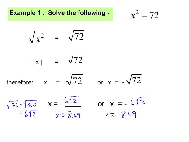5. absolute value , sq , sq roots