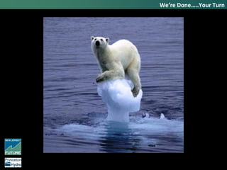 We’re Done…..Your Turn
 