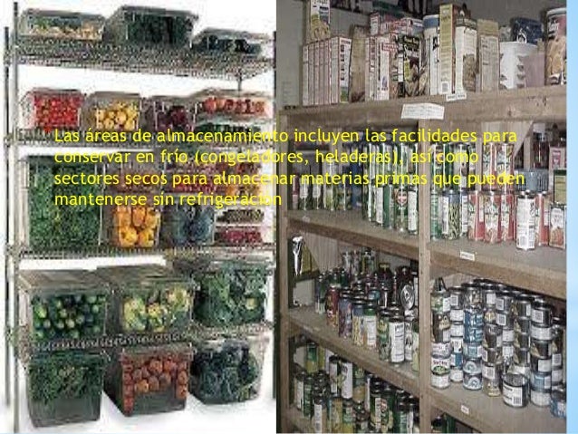 recepcion y almacenamiento de alimentos